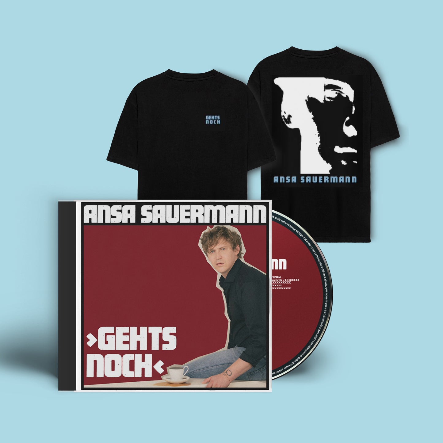 Ansa Sauermann - Gehts noch CD-Album + Shirt Bundle